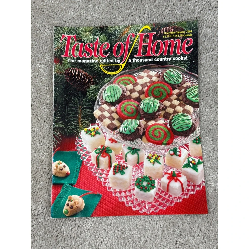 Taste of Home Magazine Lot 3 Issues 2000 2004 Holiday Fall Recipes Vintage